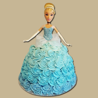 "Delicious Barbie Doll Cake - 2kgs - Click here to View more details about this Product